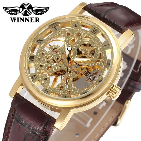Годинник чоловічий Winner Gold 1113 фото