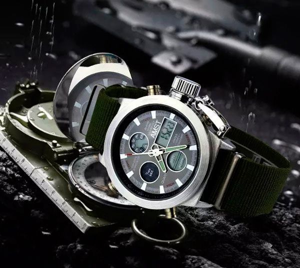 Часы мужские AMST Mountain Green 1277 фото